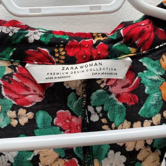 ZARA - Floral Cap Sleeve Maxi Dress or Duster - Picture 5 of 5